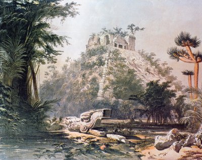 Veduta di El Castillo, 1844 da Frederick Catherwood